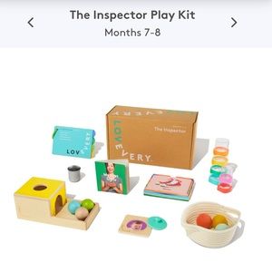 Lovevery The Inspector Play Kit Months 7-8
Montessori-Inspired Toys.